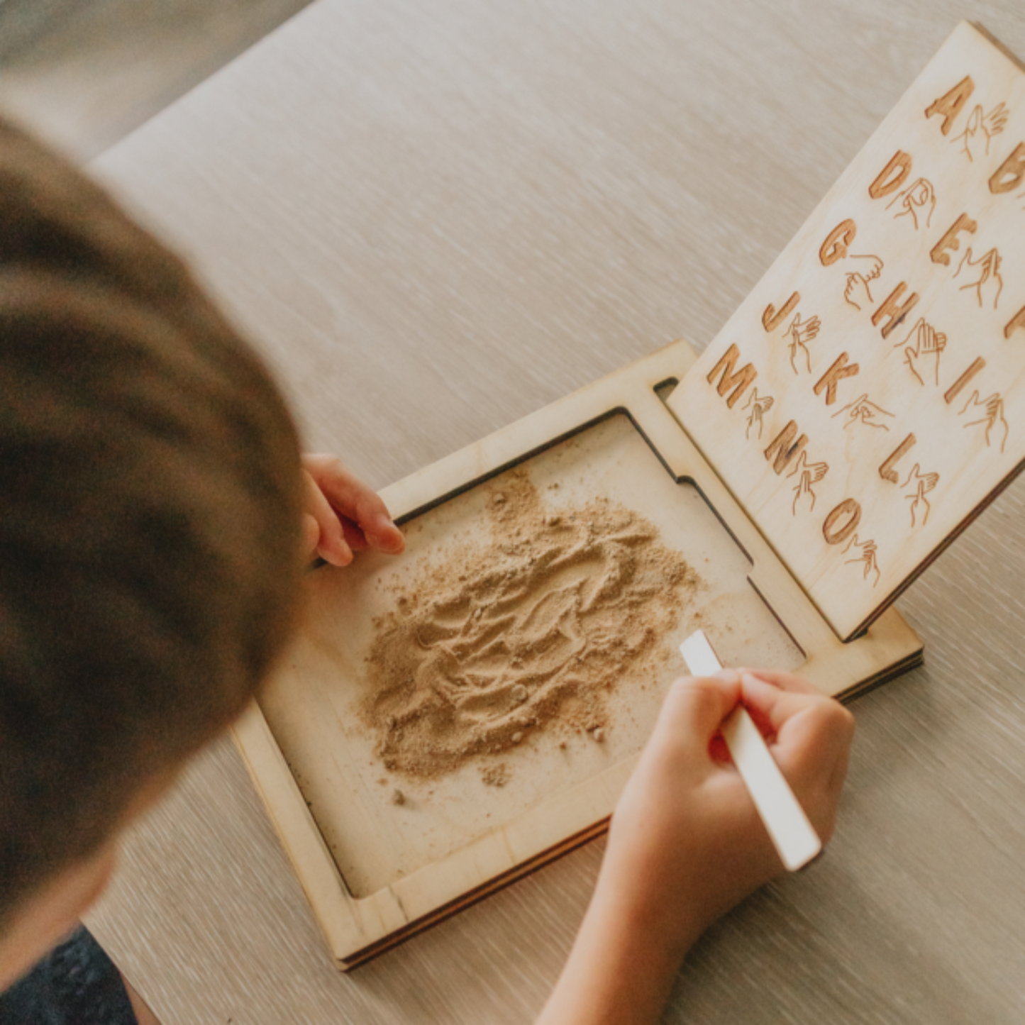 Auslan - Alphabet Sensory Board