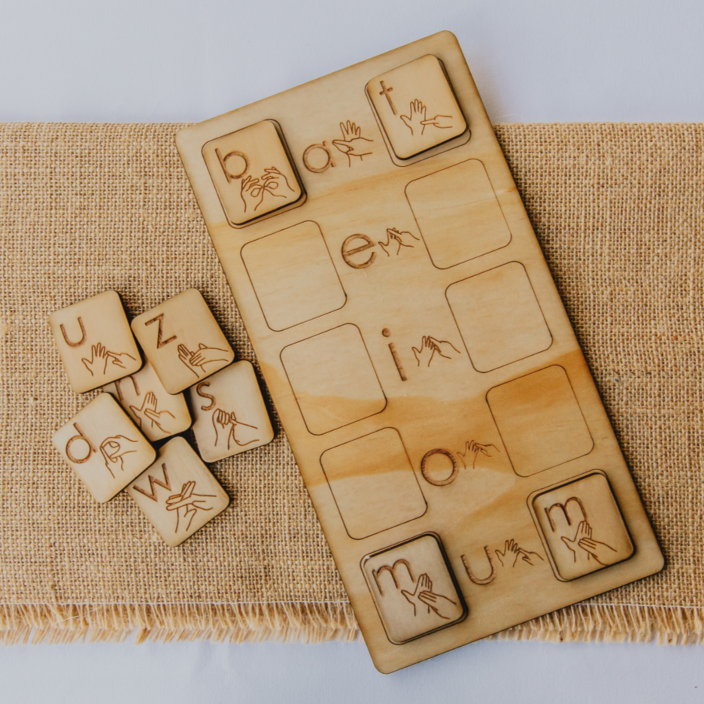 Auslan - Vowel Board