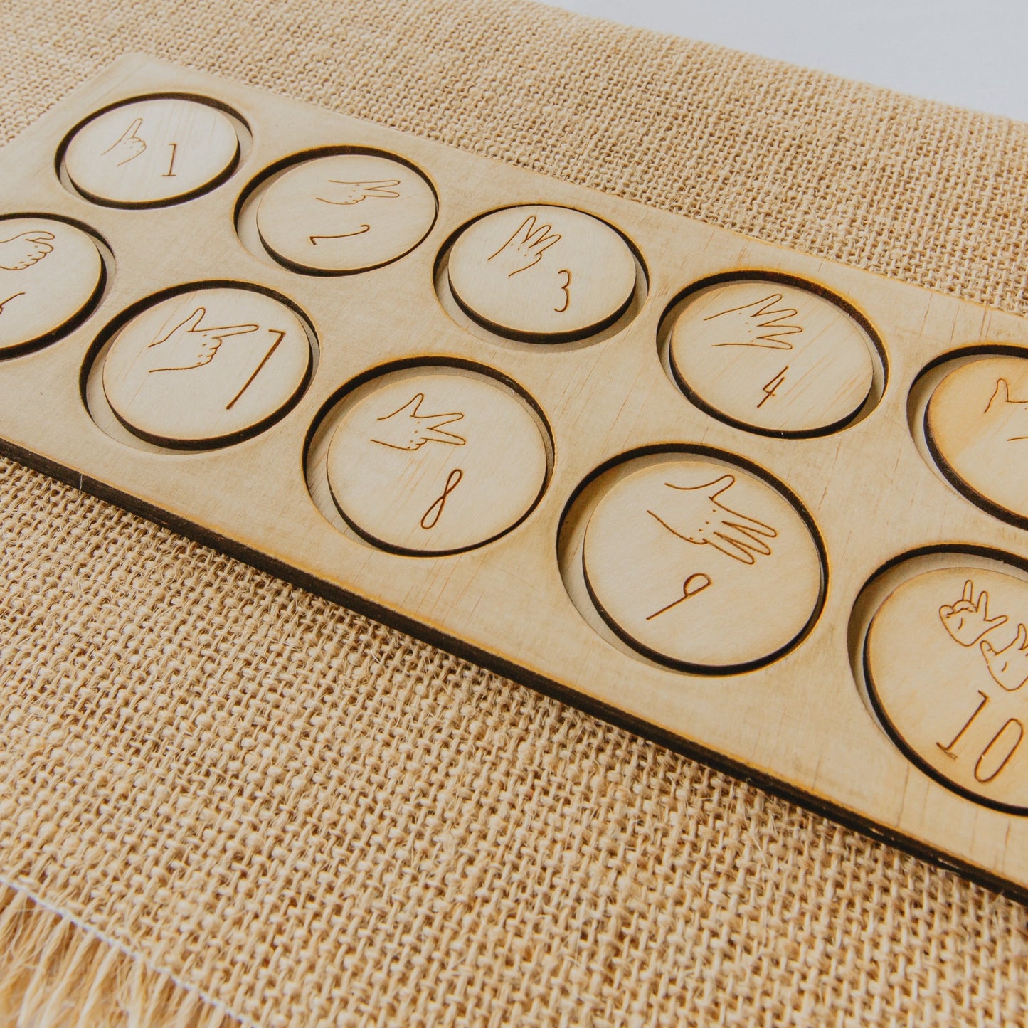 Auslan - Ten Frame Board