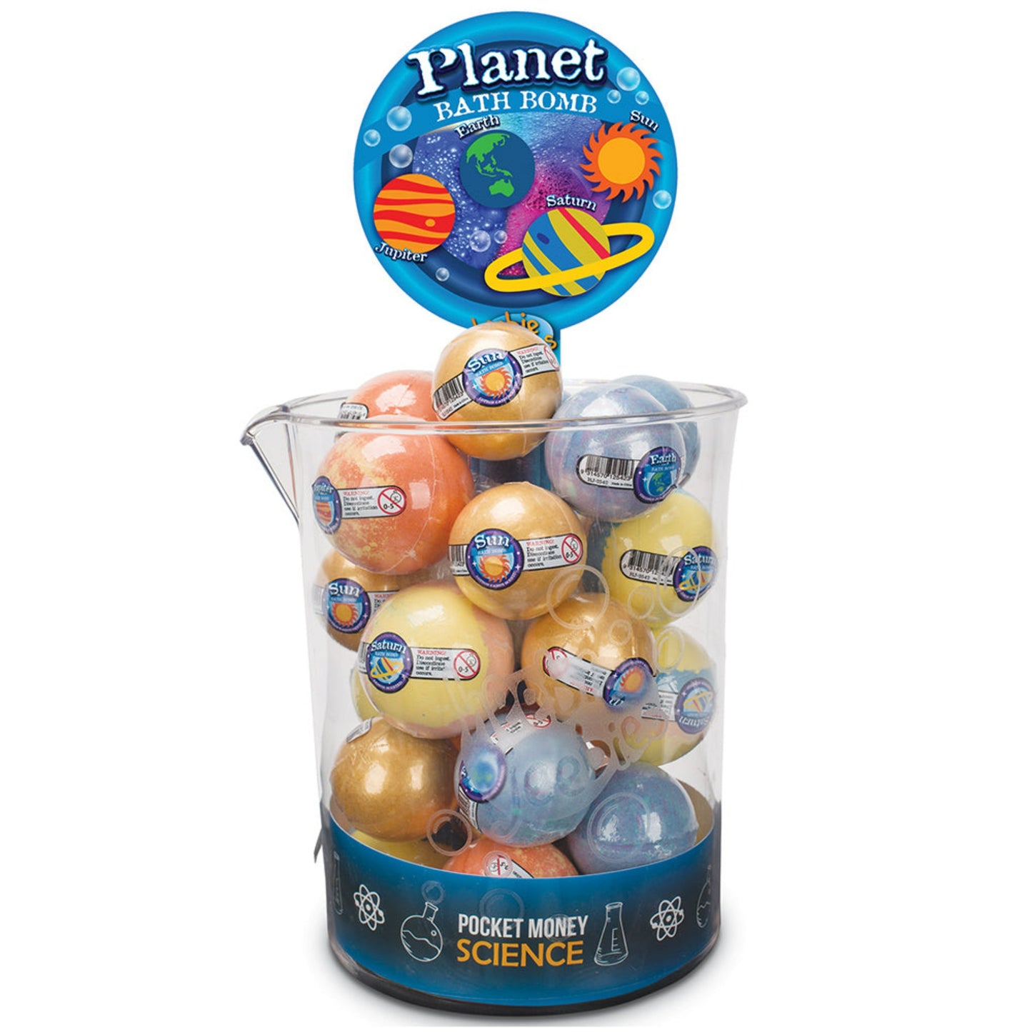 Heebie Jeebies - Space Bath Bomb Planet Shaped | Scented - Set of 4